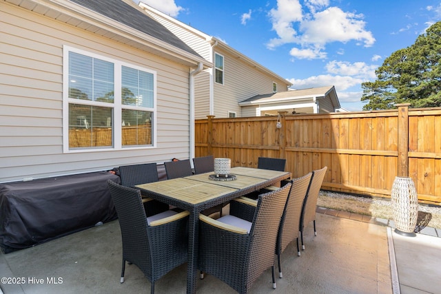 view of patio / terrace with grilling area