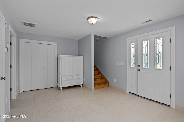 view of entrance foyer