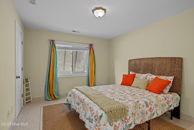 view of tiled bedroom