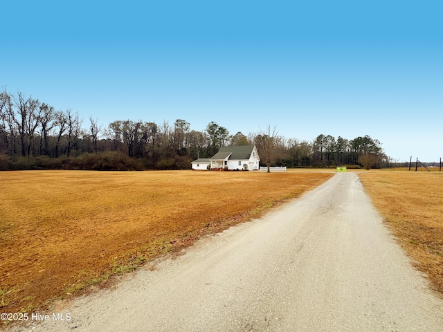 view of road