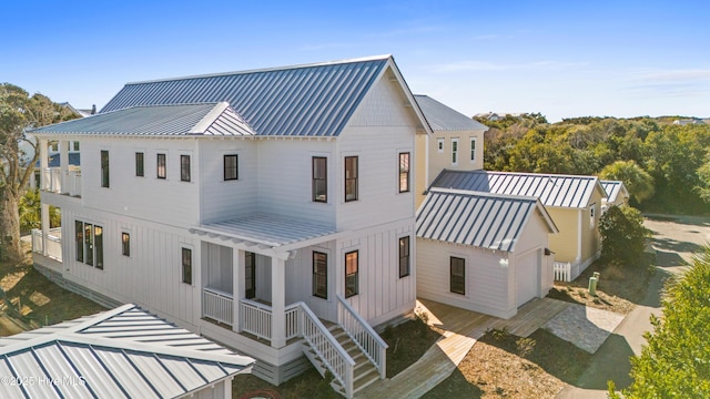 view of rear view of property