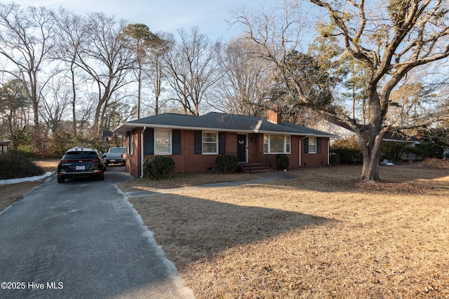 view of ranch-style house