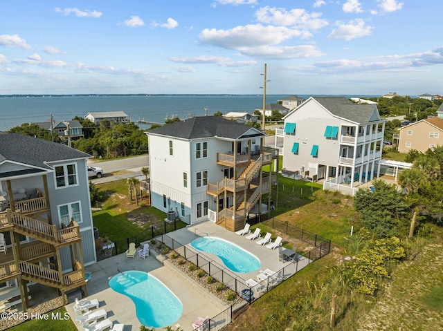1903 Emerald Dr, Emerald Isle, NC 28594 - aerial view of a pool area