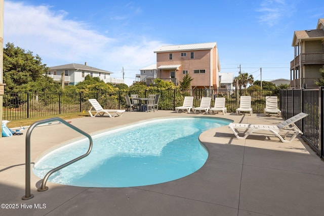 1903 Emerald Dr, Emerald Isle, NC 28594 - view of pool featuring a patio and fence