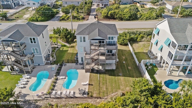 1903 Emerald Dr, Emerald Isle, NC 28594 - aerial view of a pool area
