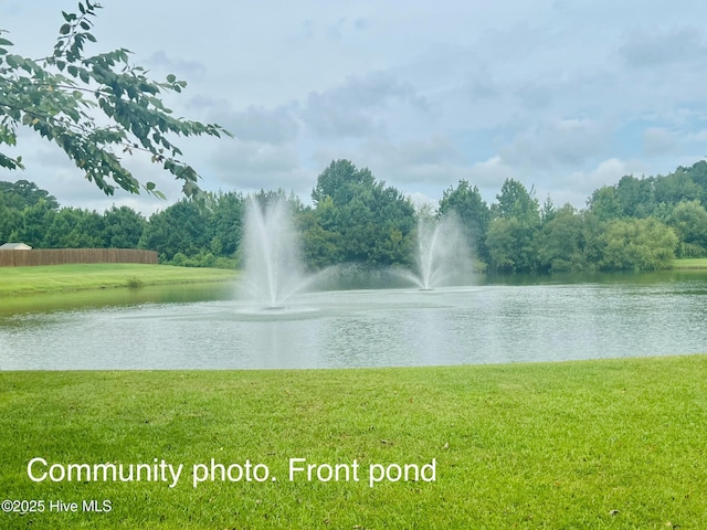 view of water feature