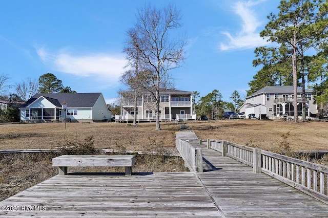 view of dock