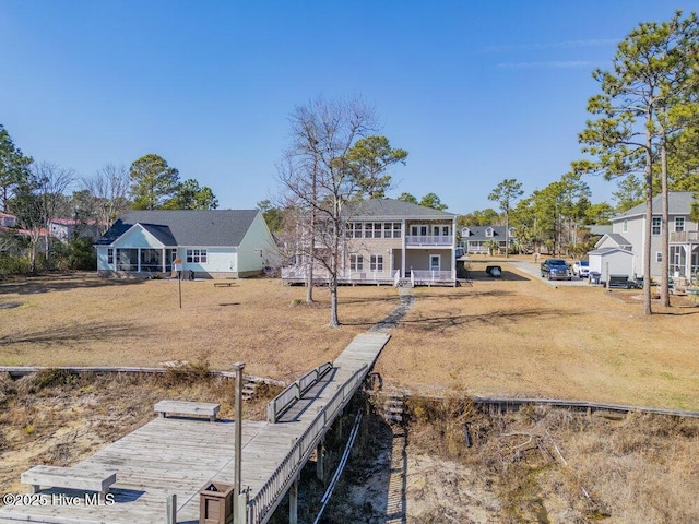 view of rear view of property