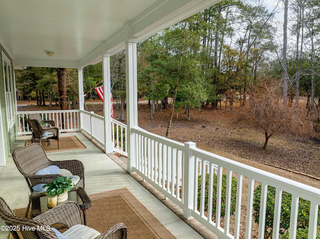 exterior space featuring a porch