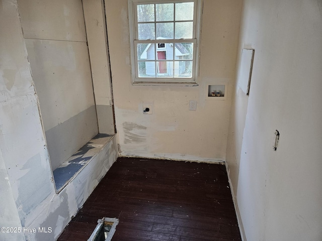 interior space with wood-type flooring