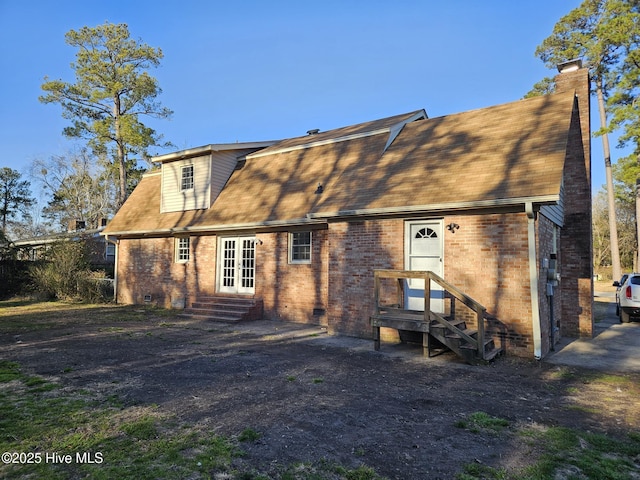 view of back of property