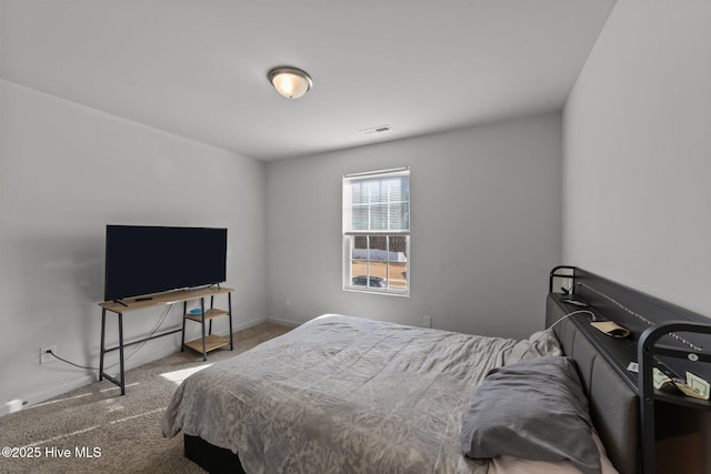 bedroom featuring carpet flooring