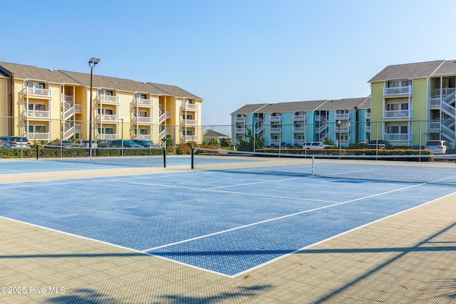 view of tennis court