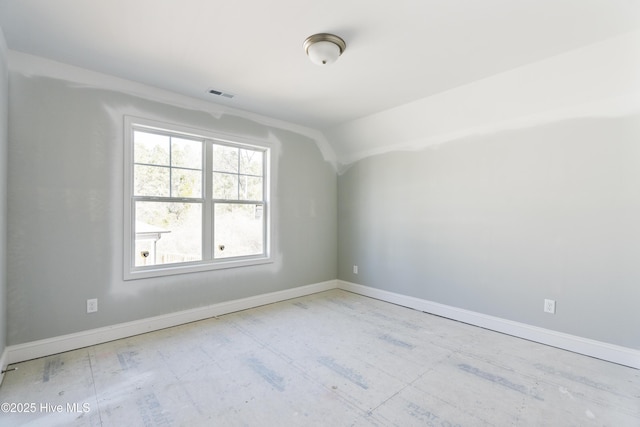 bonus room with lofted ceiling