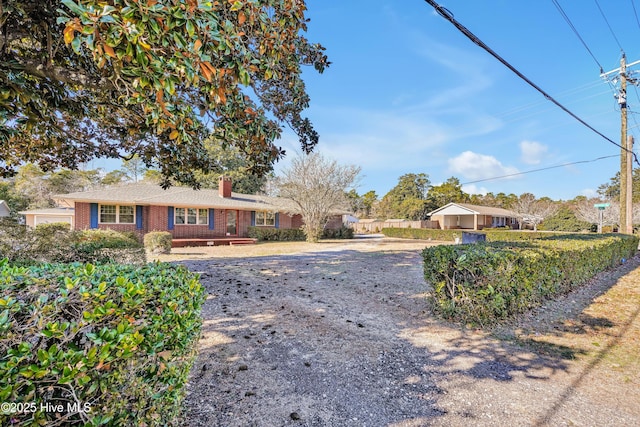 view of ranch-style home