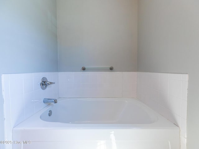 bathroom with a bath