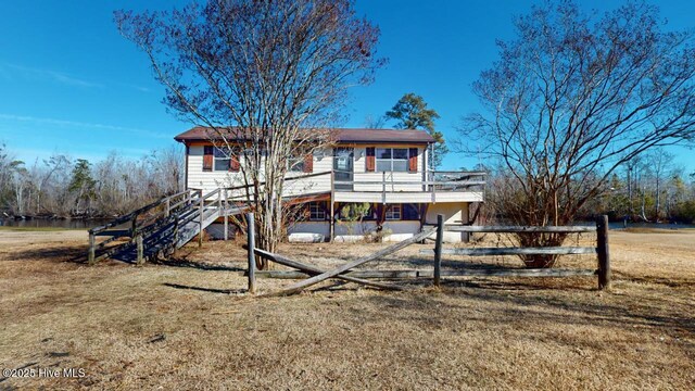 view of front of home