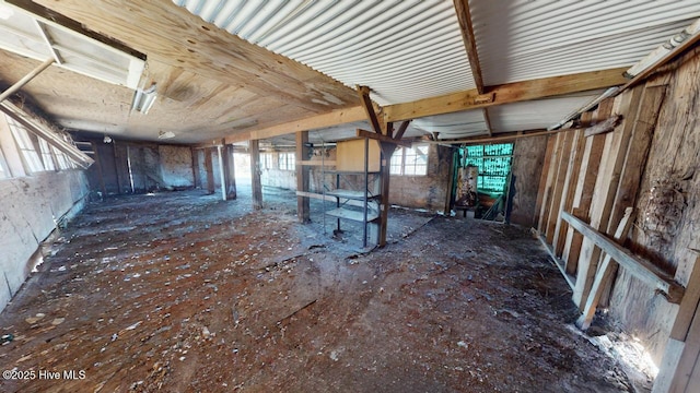 view of horse barn