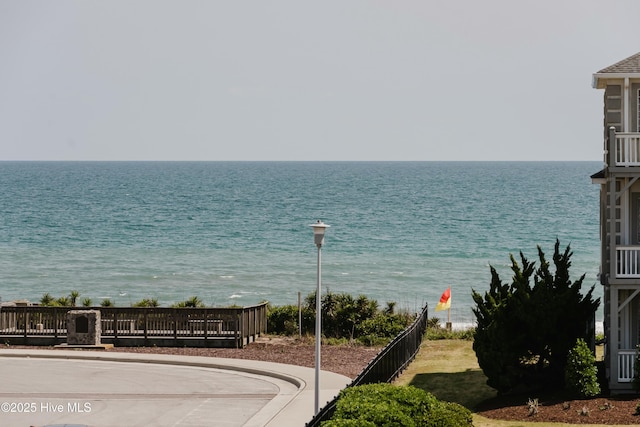 view of water feature