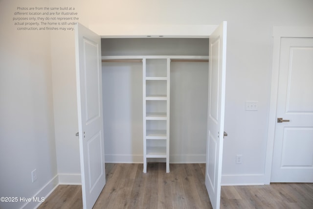 view of closet