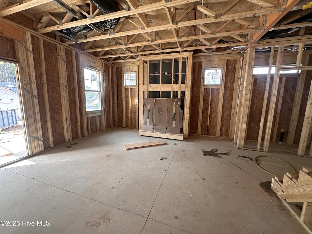 miscellaneous room featuring a wealth of natural light