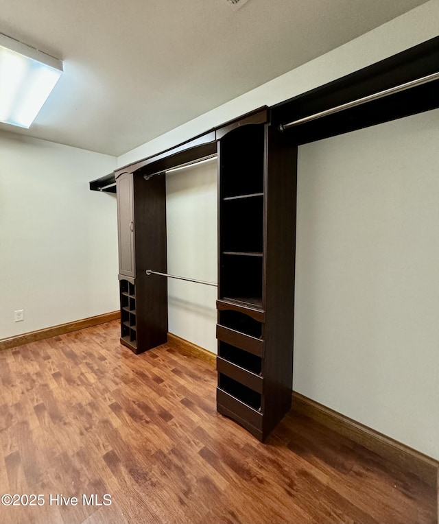 interior space featuring hardwood / wood-style flooring