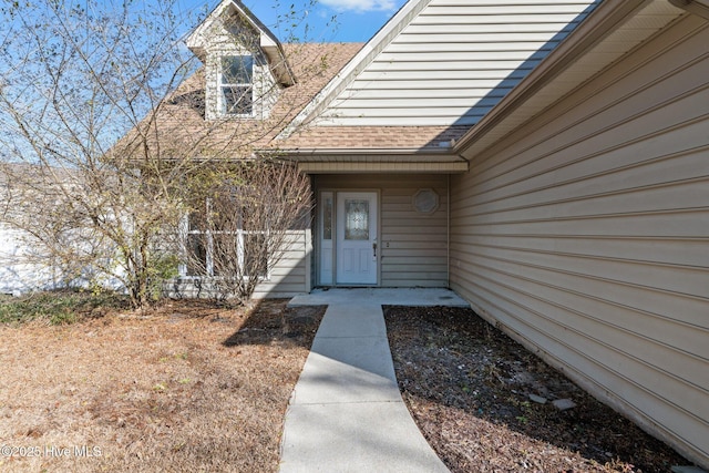 view of entrance to property