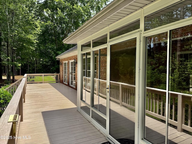 205 Firestone Ct, New Bern, NC 28562 - view of wooden terrace