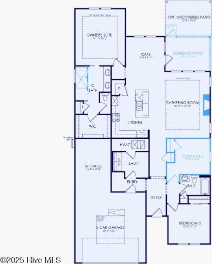 7596 Gorse Dr Unit 55, Leland, NC 28479 - floor plan