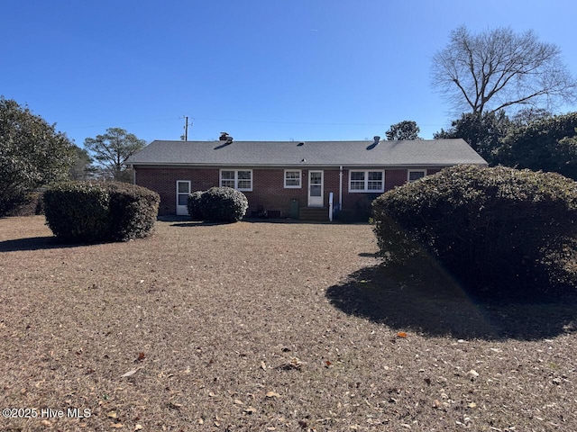 view of back of property