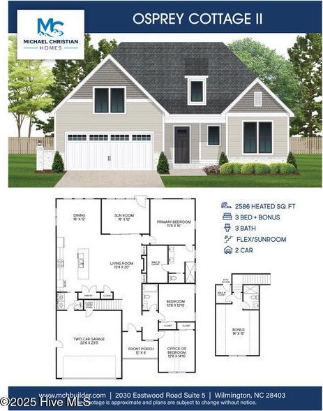 8257 Winding Creek Cir, Wilmington, NC 28411 - floor plan
