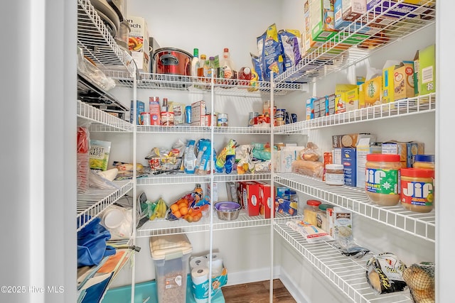 view of pantry