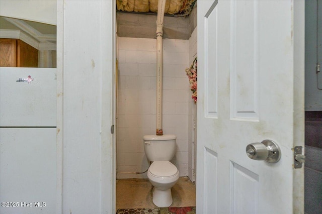 bathroom featuring toilet