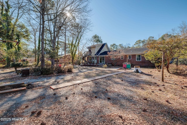 view of rear view of property