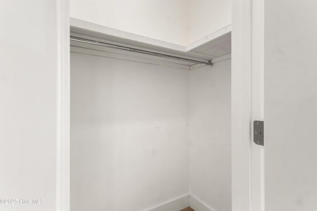 view of closet