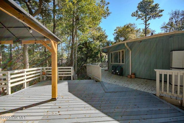 114 White Ash Dr, Pine Knoll Shores, NC 28512 - view of deck