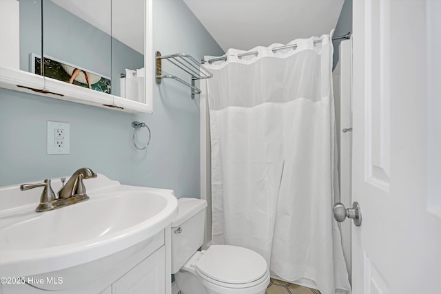 bathroom with toilet and sink