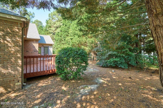 6 Elmhurst Pl, Pinehurst, NC 28374 - view of yard featuring a wooden deck