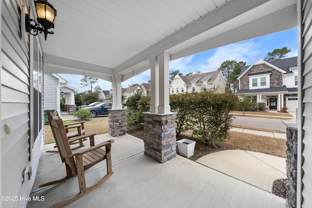 view of patio / terrace featuring a porch