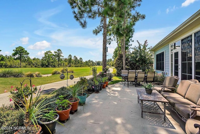 view of patio