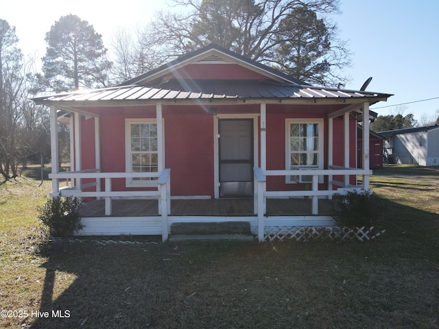 view of bungalow