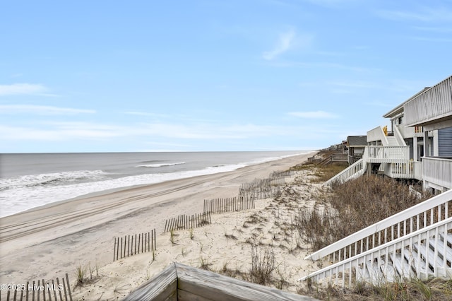 water view with a beach view