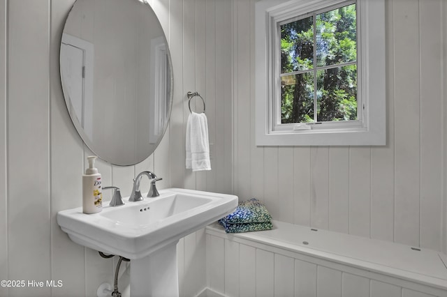 bathroom with a sink