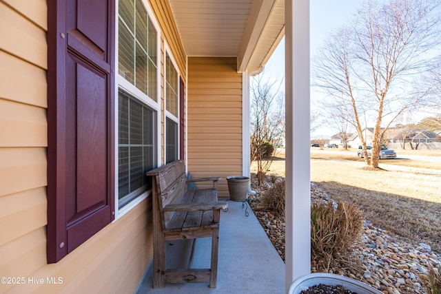 view of patio / terrace with covered porch