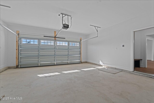 unfurnished bedroom with lofted ceiling