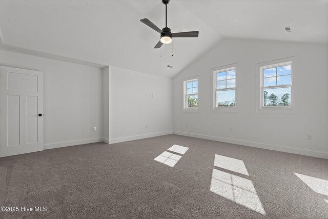 hallway featuring vaulted ceiling