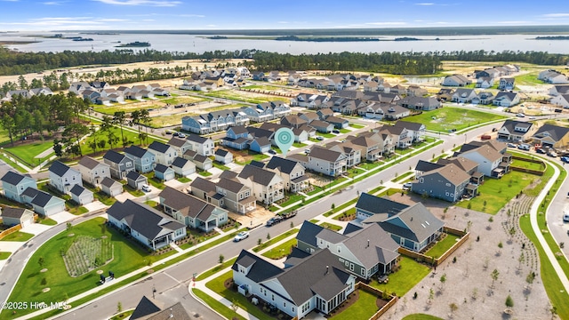 826 Trisail Ter, Wilmington, NC 28412 - aerial view of property's location featuring a large body of water and nearby suburban area