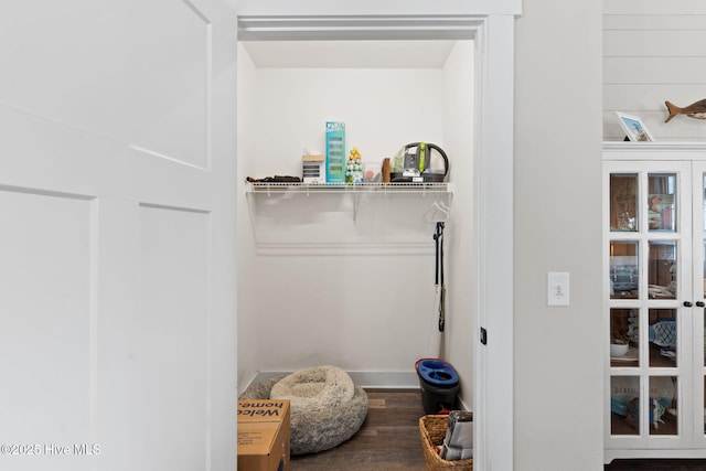 interior space featuring hardwood / wood-style floors