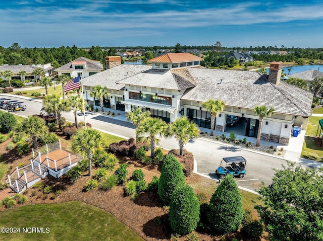 2173 Palm Pointe NE, Leland, NC 28451 - aerial perspective of suburban area