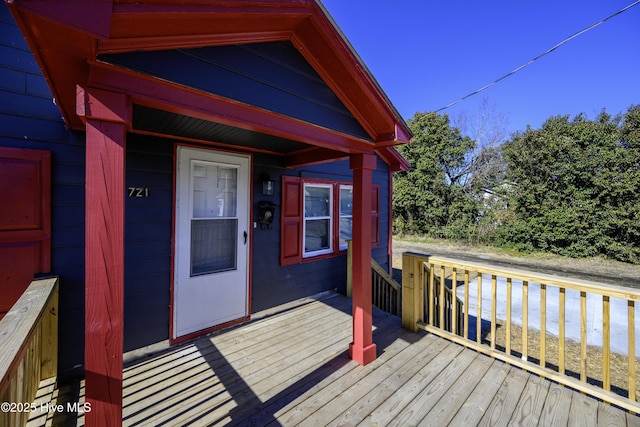 view of deck